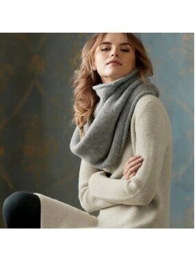 NWOT Peruvian Connection Tillamook Capelet Poncho Dark Grey Alpaca L/XL